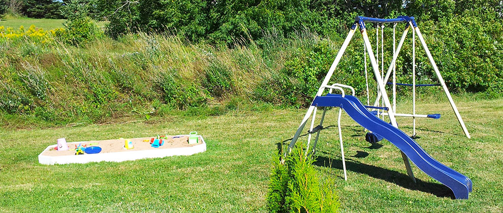 Blue Summer House play area